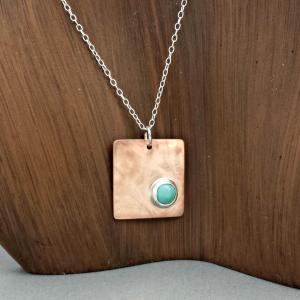 Copper & Turquoise Pendant