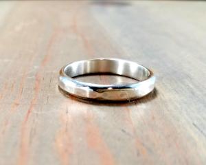 Textured Silver Ring