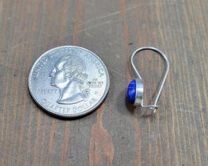 7mm oval blue lapis lazuli cabochons