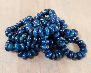 long blue apatite necklace