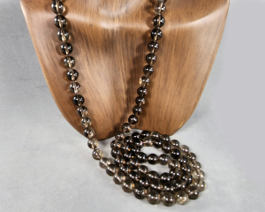 32 inch long continuous strand necklace