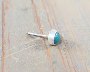 single piercing turquoise earring