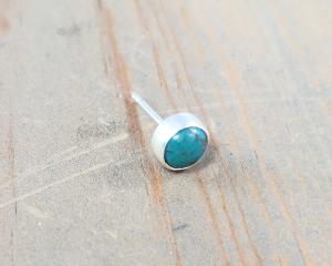 turquoise stud earring