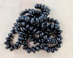 long black onyx bead necklace