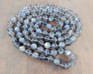 long endless no clasp beaded necklace