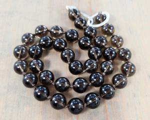 Smoky Quartz Bead Necklace