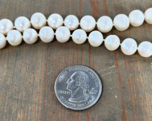 9mm white freshwater pearls