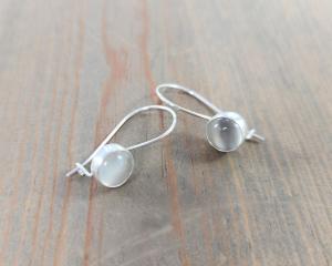 Moonstone Earrings with Kidney Wire