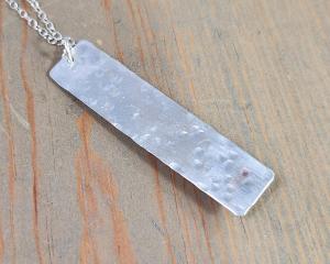 hammered sterling silver