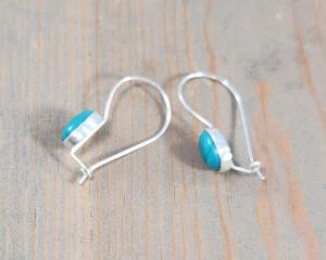 silver locking earrings