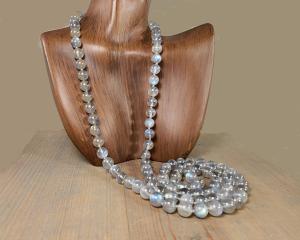 36 Inch Labradorite Necklace