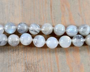 hand knotted beaded necklace