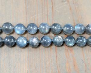 hand knotted labradorite beaded necklace