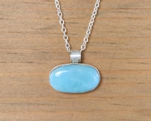 Oval Amazonite Pendant