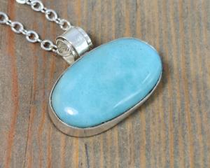 Oval Amazonite Pendant