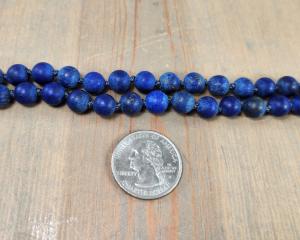 Knotted Blue Lapis Necklace