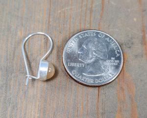 Peach Moonstone Earrings