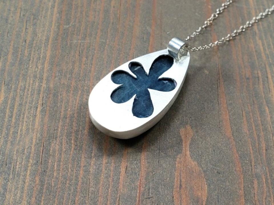 handmade artisan sterling silver pendant