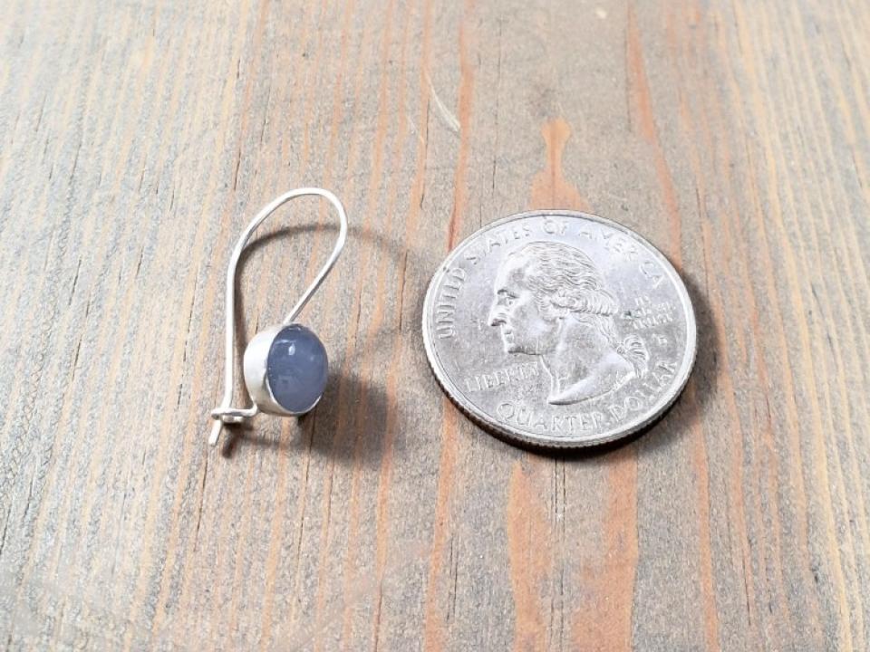dainty blue earrings