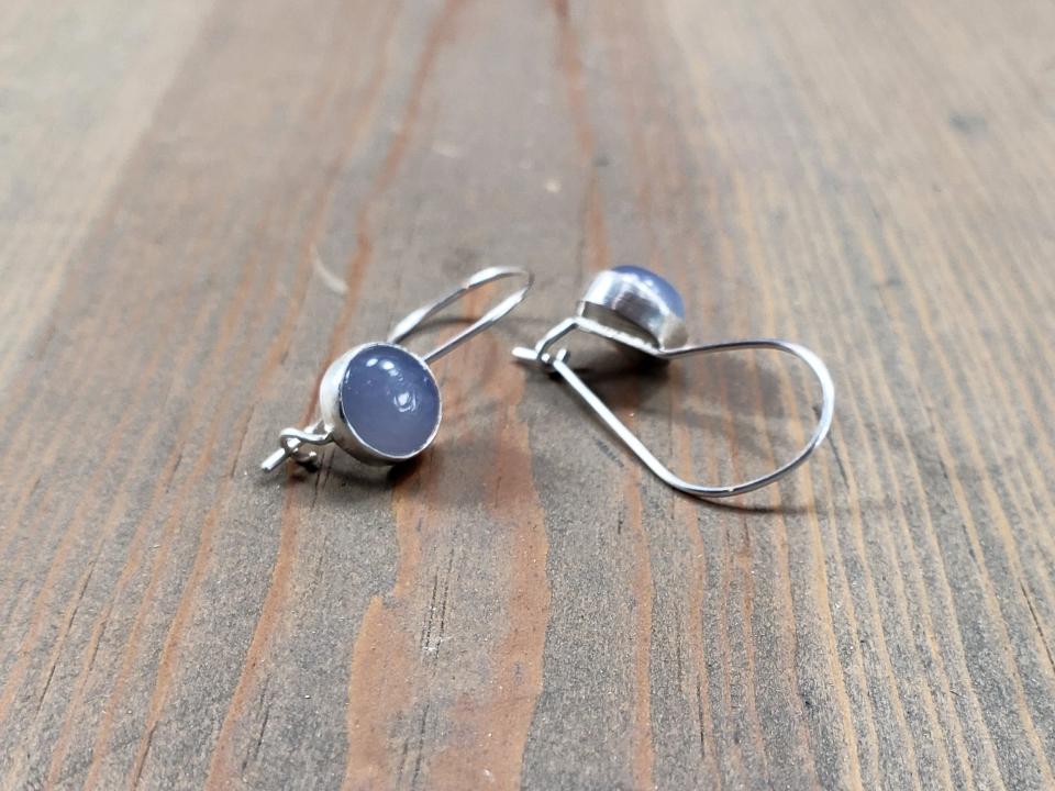 blue gemstone earrings