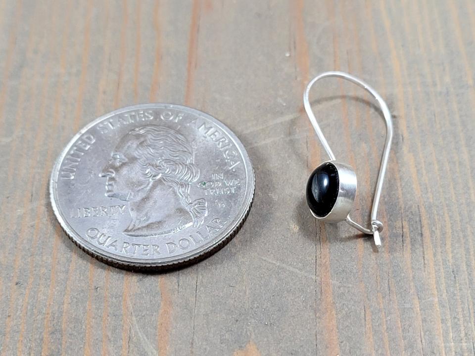 small locking hook back earrings