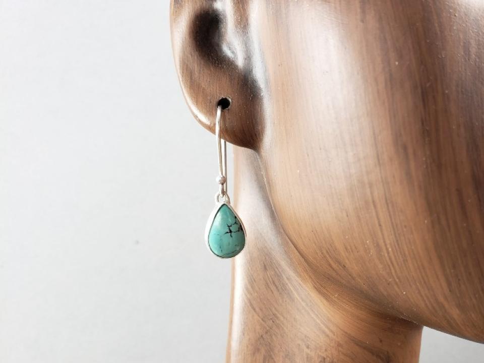 turquoise dangle earrings