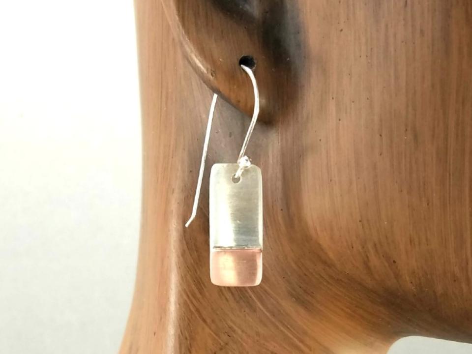 Small Copper Earrings