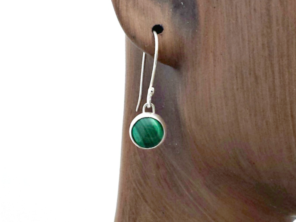 Malachite Earrings