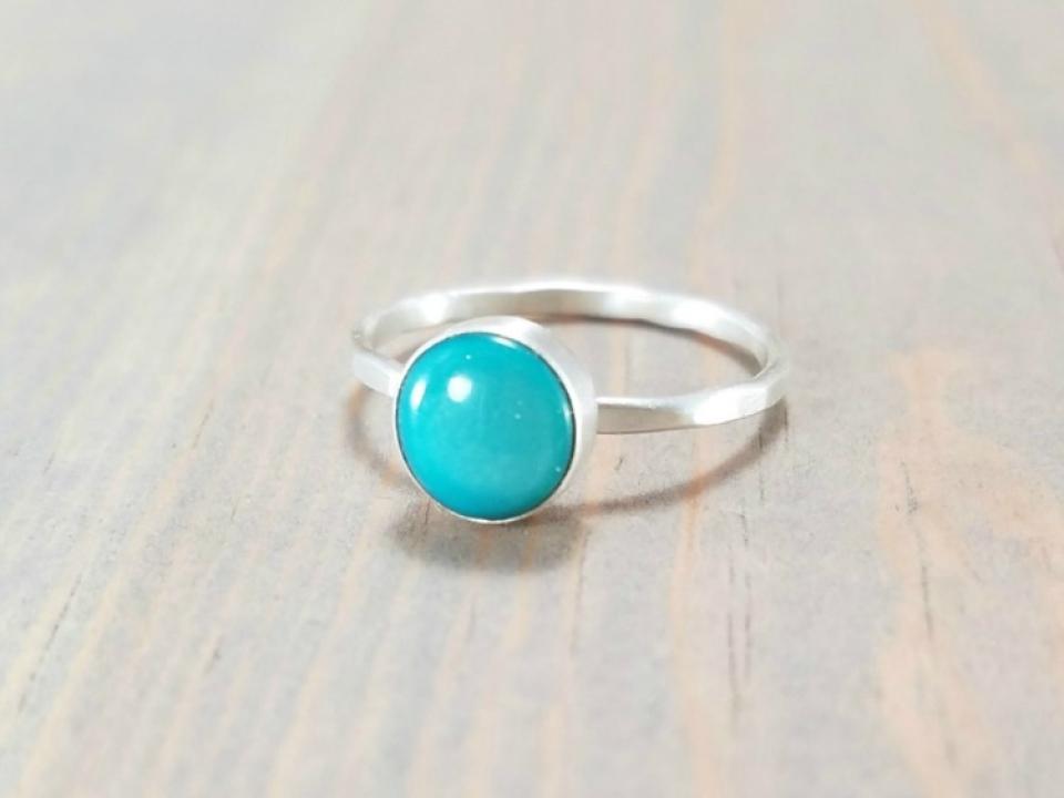 Turquoise and Silver Ring