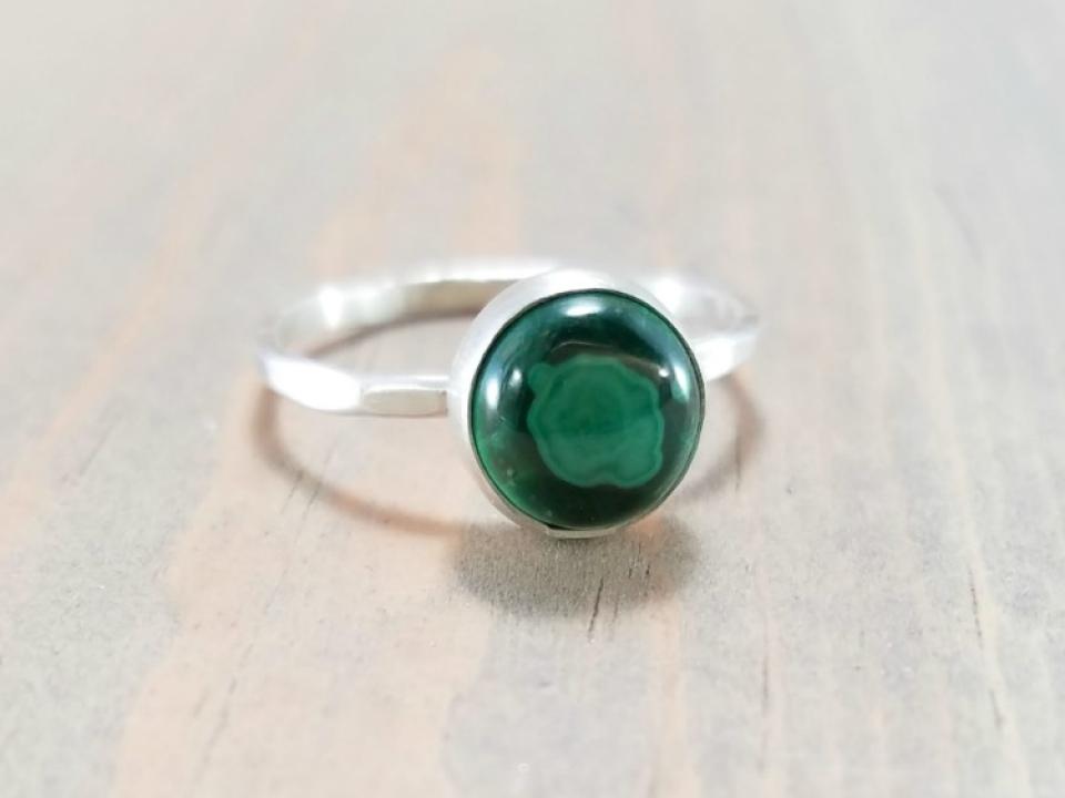 Green Malachite Ring