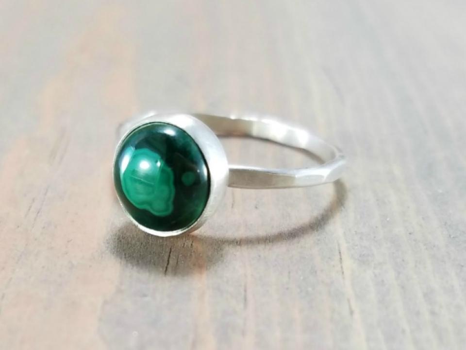 Green Stone Ring