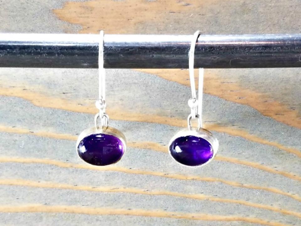 Amethyst Dangle Earrings