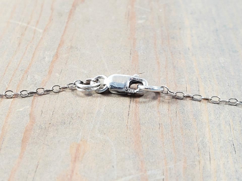 sterling silver chain and clasp