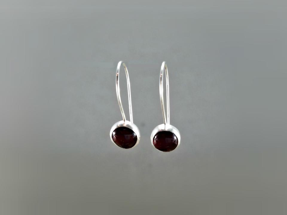 Garnet Dangle Earrings