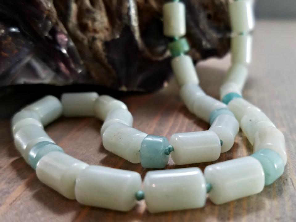 Amazonite Bead Necklace