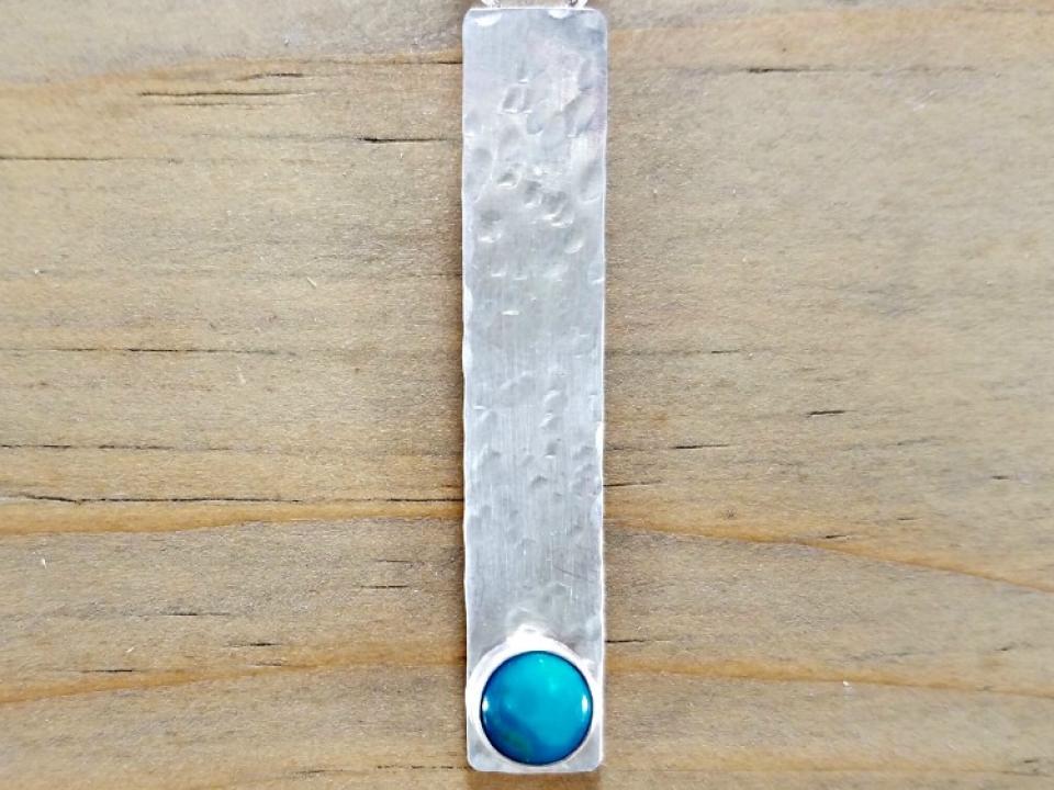 Turquoise Bar Pendant