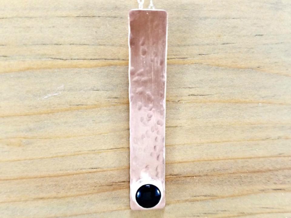 Copper Bar Pendant