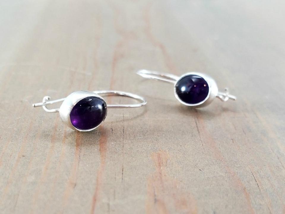 Everyday gemstone earrings