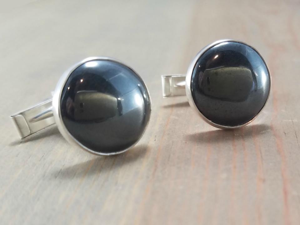 Gray Hematite Cufflinks