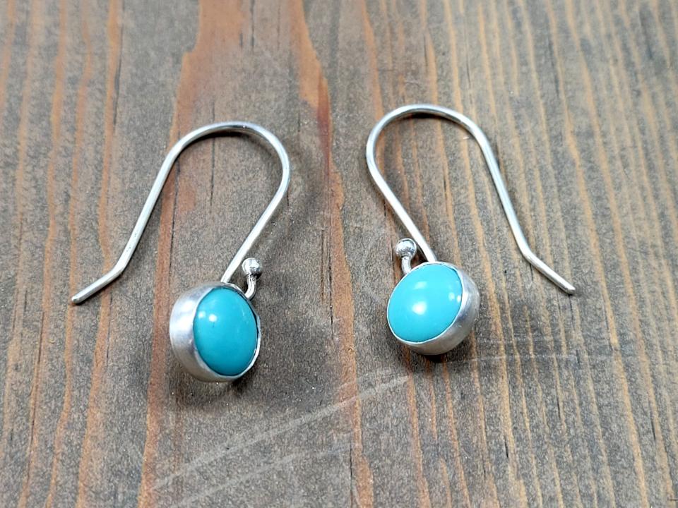 turquoise dangle earrings