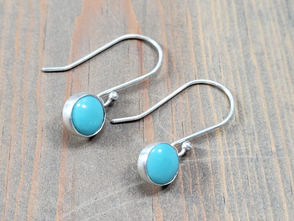 blue turquoise earrings