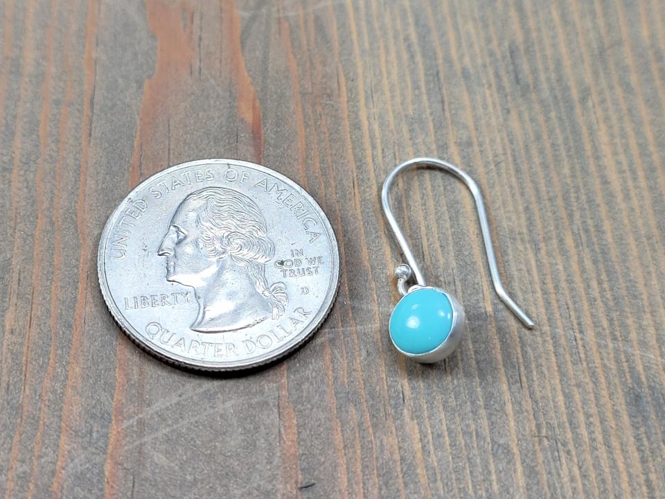 dainty everyday turquoise earrings