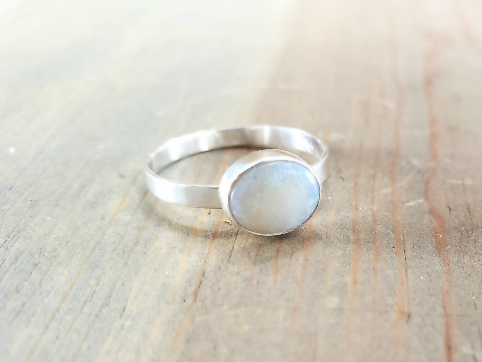 Oval Opal Ring