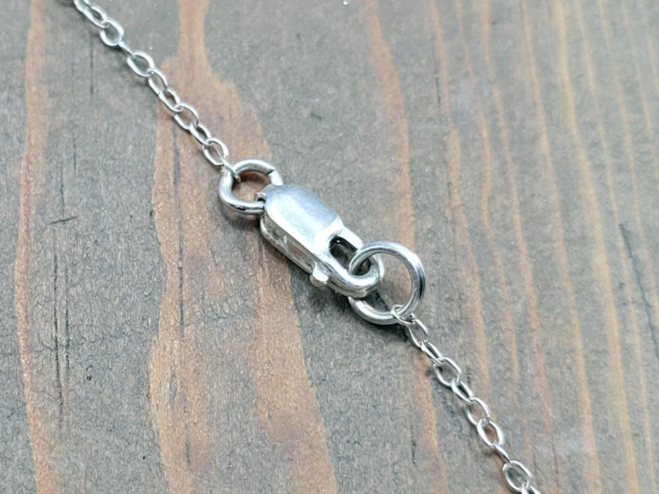 sterling silver chain and clasp