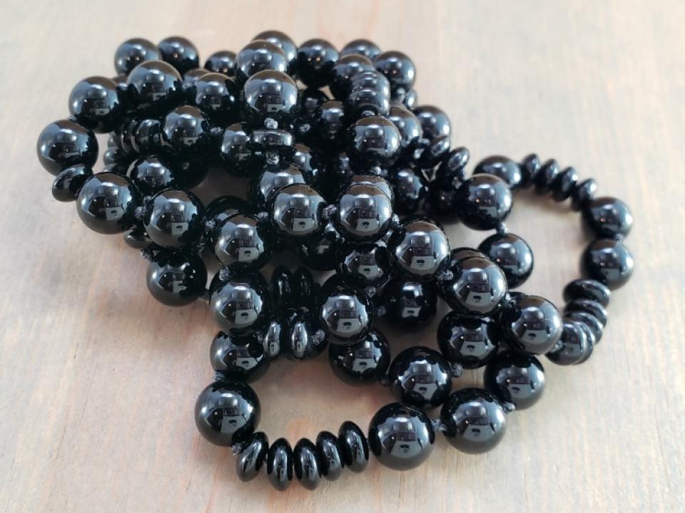Endless Black Onyx Necklace