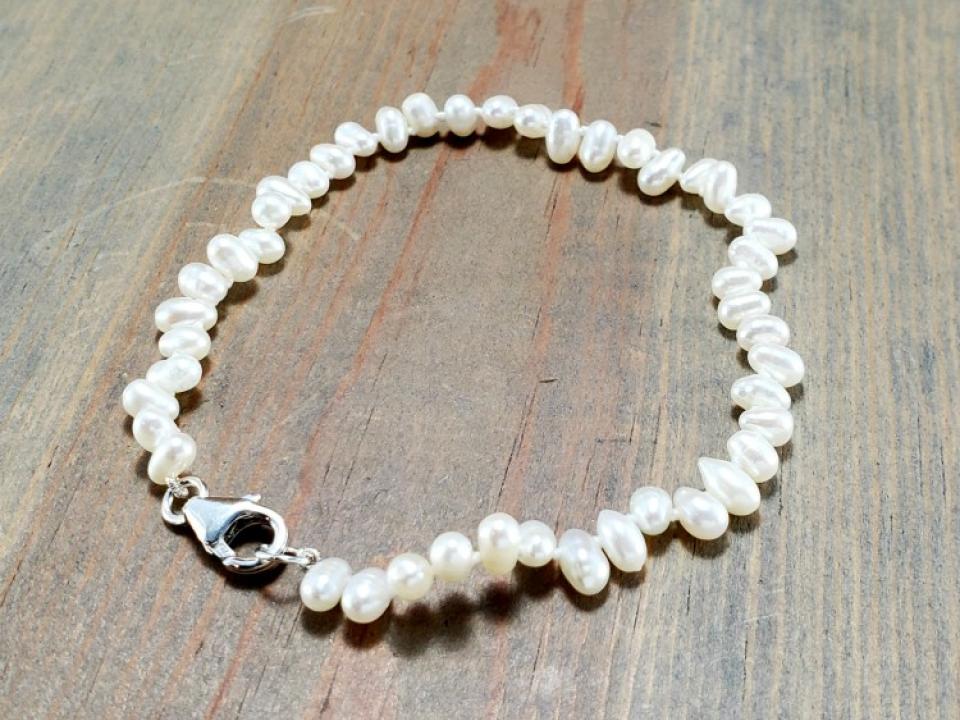 7 in freshwater pearl bracelet