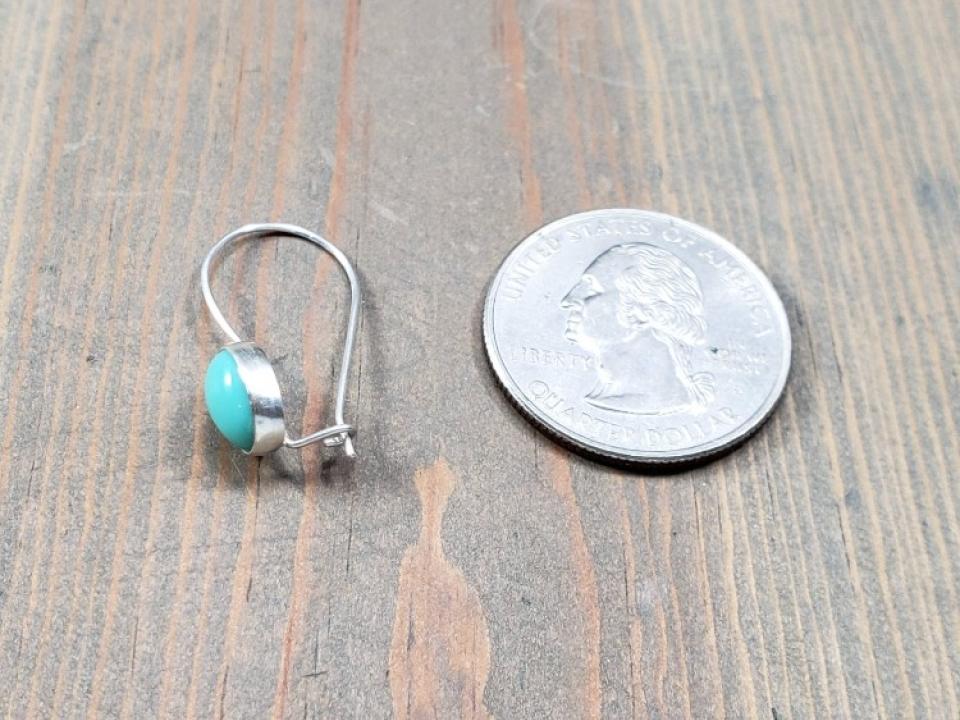 small dainty silver earrings