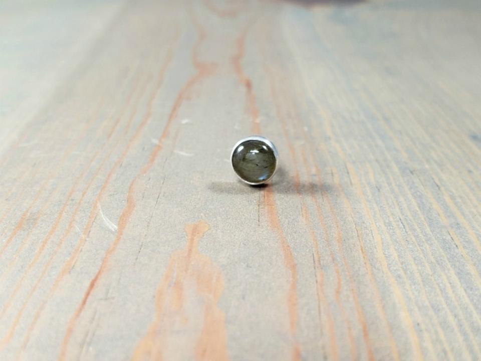 labradorite earring