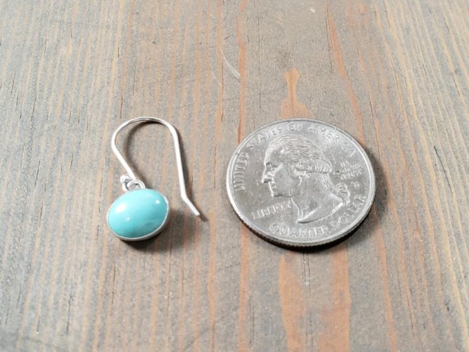 small silver dangle earrings