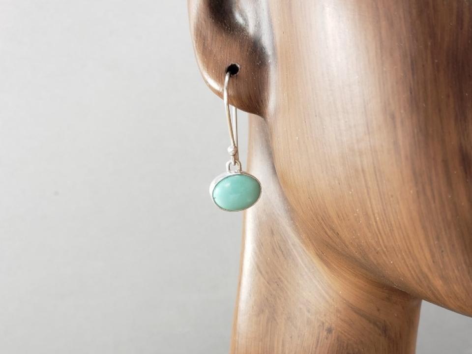 blue turquoise earrings